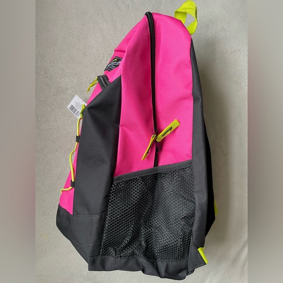 NEW 7pc Urban Sport Backpack Book Bag Heritage Collection Pink Neon Black Kids - Picture 5 of 10